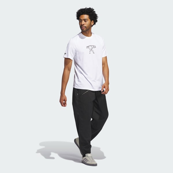 Blanco Camiseta Shmoofoil Lifter