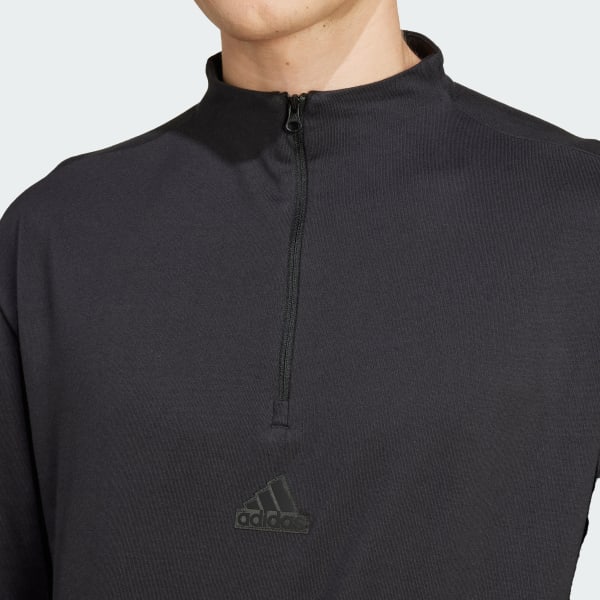 adiClub Long Sleeve Zip Jersey