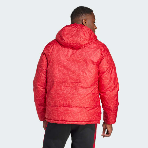 adidas Manchester United DNA Down Jacket - Red | adidas UK