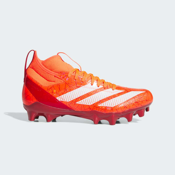 Red adidas cleats football discount