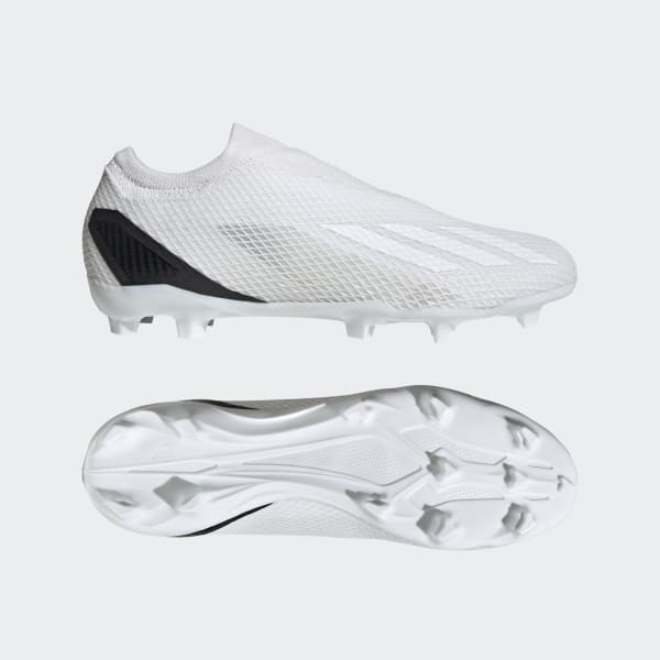 adidas X  Laceless Firm Ground Soccer Cleats - White | Unisex  Soccer | adidas US