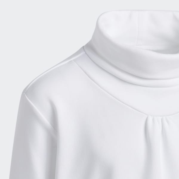 Λευκό Mock Golf Sweater MIQ34