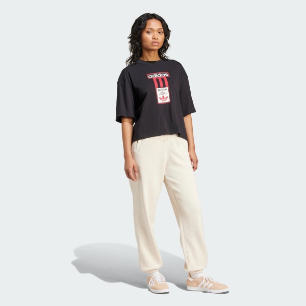 Đen Áo Thun Logo Graphic Adibreak