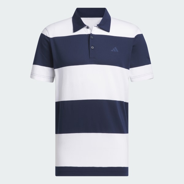 Colorblock Rugby Stripe Polo Shirt