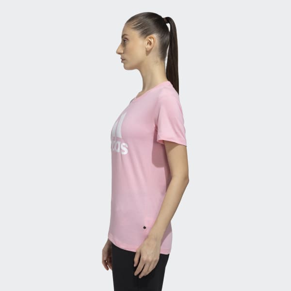 Pink ESSENTIALS BIG LOGO TEE