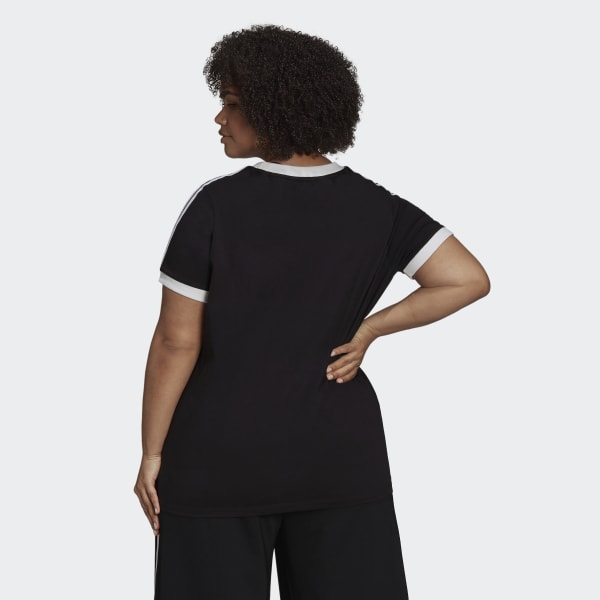 noir T-shirt Adicolor Classics 3-Stripes (Grandes tailles) 28250