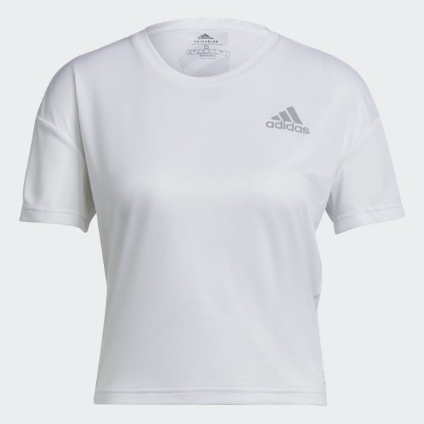 สีขาว เสื้อยืด Fast Primeblue JLD42