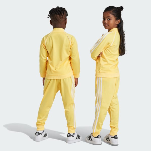 Orange Adicolor SST Track Suit Kids