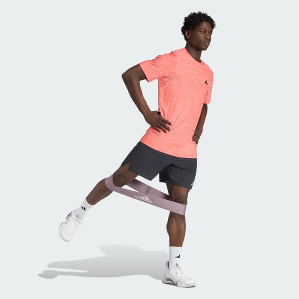 Orange Train Essentials Stretch Training Tee