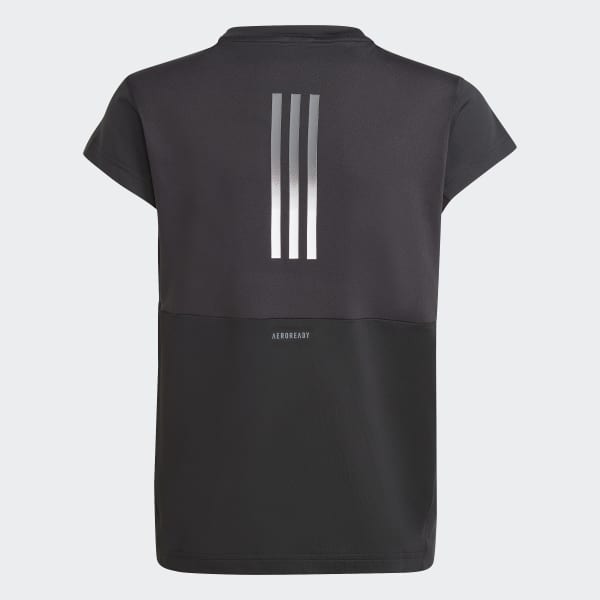 Czerń Training AEROREADY 3-Stripes Tee