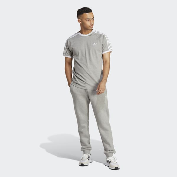 adidas Adicolor Classics 3 Stripes T Shirt Grey adidas UK