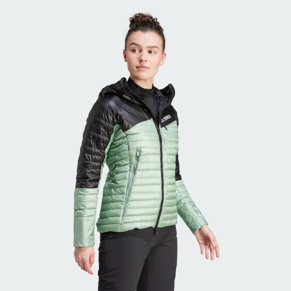 Zielony Kurtka Terrex Techrock Down Hooded