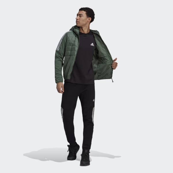 Zielony Essentials Insulated Hooded Hybrid Jacket