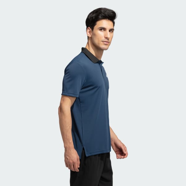 Blue SMU POLO TEE