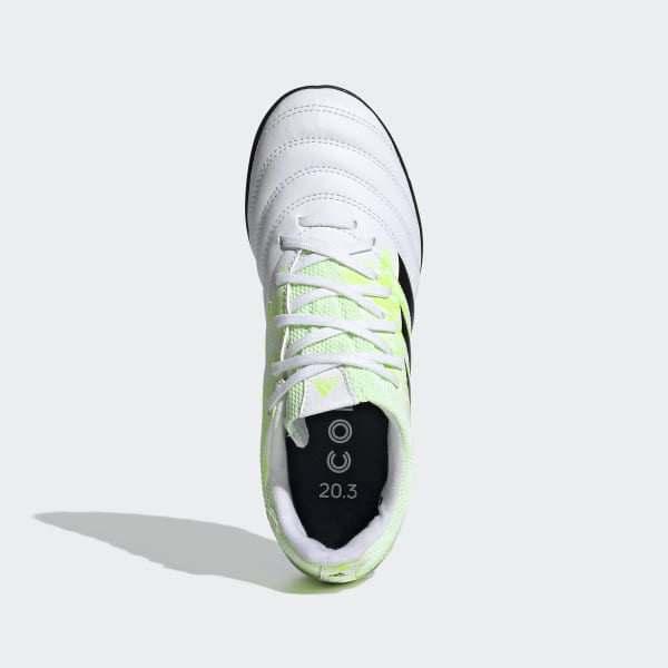 White Copa 20.3 Turf Boots