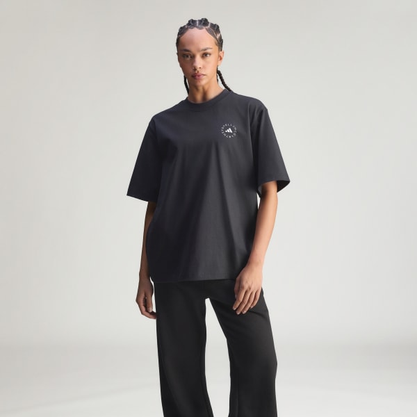 Black adidas by Stella McCartney 루스 티셔츠