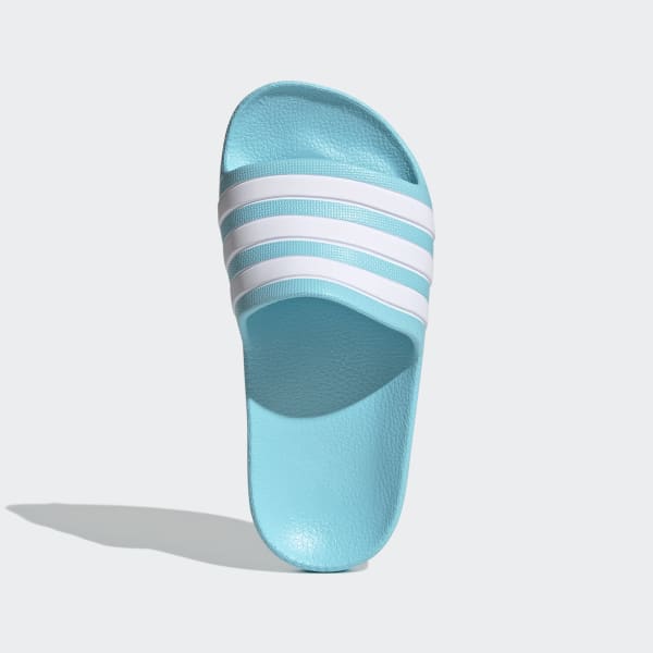 Turquoise adidas hot sale slides