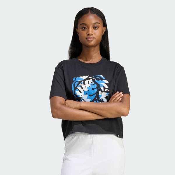 Negro REMERA GRAPHIC HOUSE OF TIRO COMMUNITY