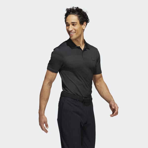 Sort Go-To Seamless polotrøje QY395
