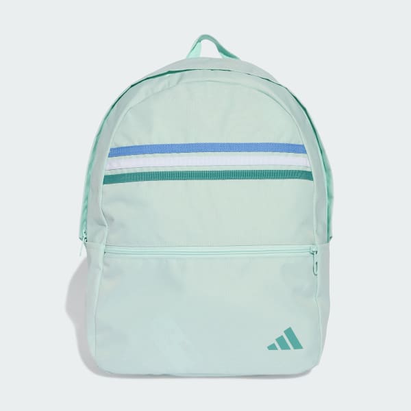 สีเทอร์คอยส์ กระเป๋าเป้ Classic Back-to-School Stripes