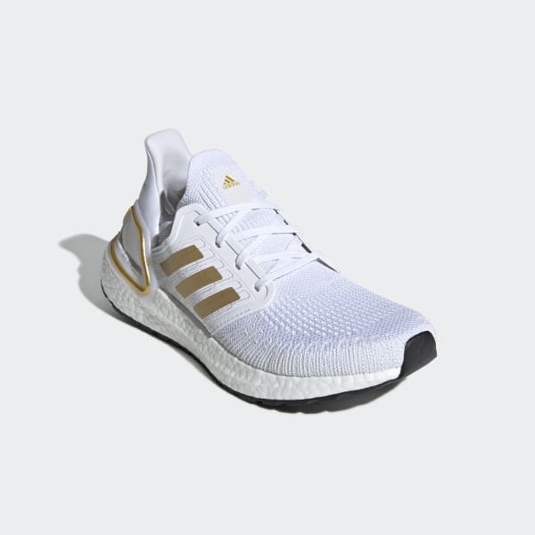 adidas ultra boost white and gold