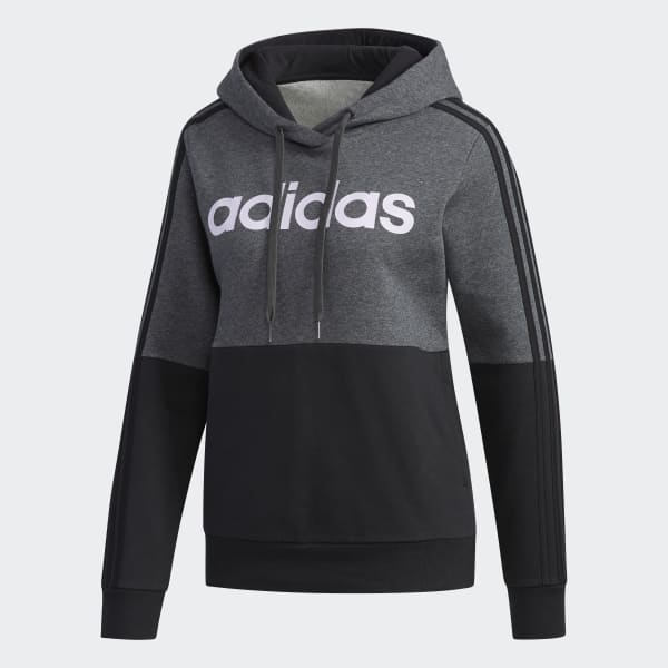 Adidas essentials colorblock hooded sweatshirt outlet