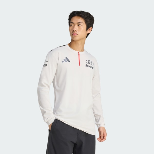 Blanco Polo de manga larga AUDI FORMULA ONE TEAM ENGINEERS & MARKETING