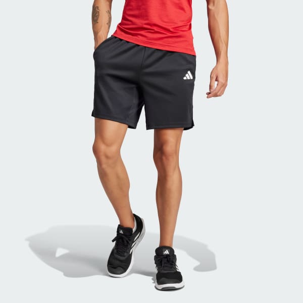 Black Graphic Shorts