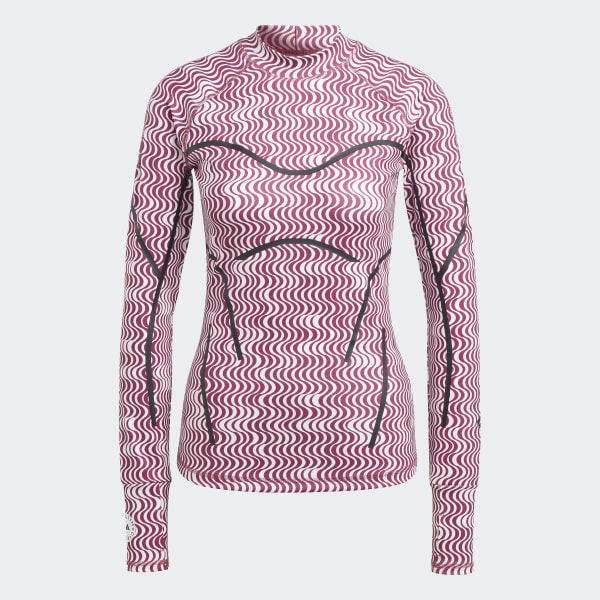 Weiss adidas by Stella McCartney TruePurpose Printed Longsleeve TU912