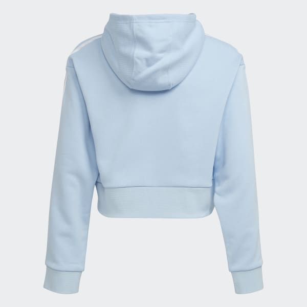 Light blue cropped hoodie shop