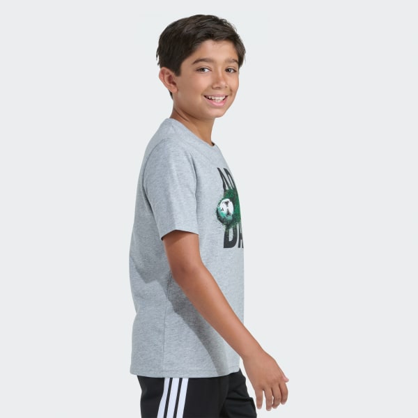 Grey SS Soccer Motion Tee