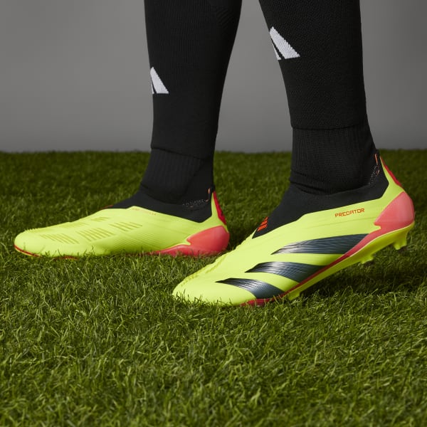 adidas Predator Elite Laceless Firm Ground Football Boots Yellow adidas Thailand