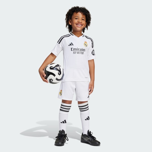 Λευκό Real Madrid 24/25 Home Mini Kit Kids