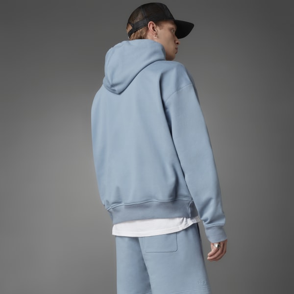 adidas originals essentials hoodie in blue