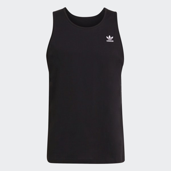 adidas Adicolor Essentials Trefoil Tank Top - Black | Men's Lifestyle ...