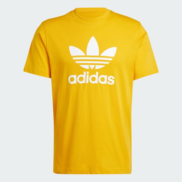 สีส้ม เสื้อยืด Adicolor Trefoil