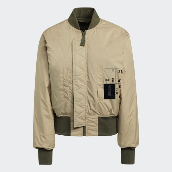 Green Parley Bomber Jacket ZF437