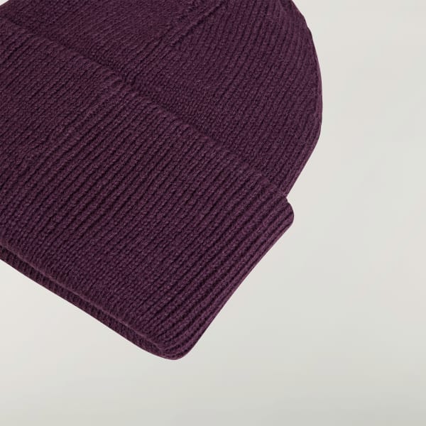 adidas Y-3 Classic Knitted Beanie - Burgundy | Free Shipping with