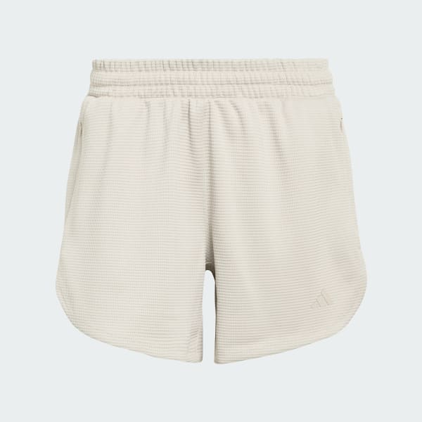 Beige Pacer Waffle Workoutshort
