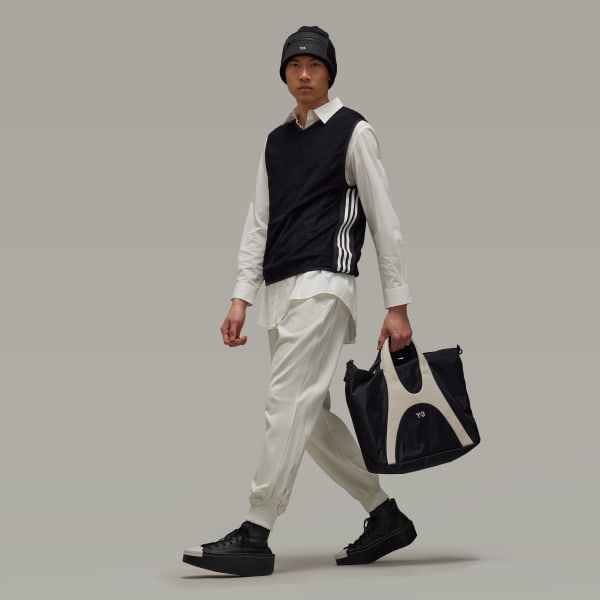 Grey Y-3 Cuffed Track Pants