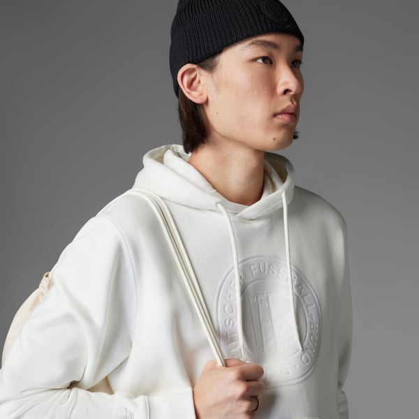 Blanco Sudadera con capucha Alemania Anniversary