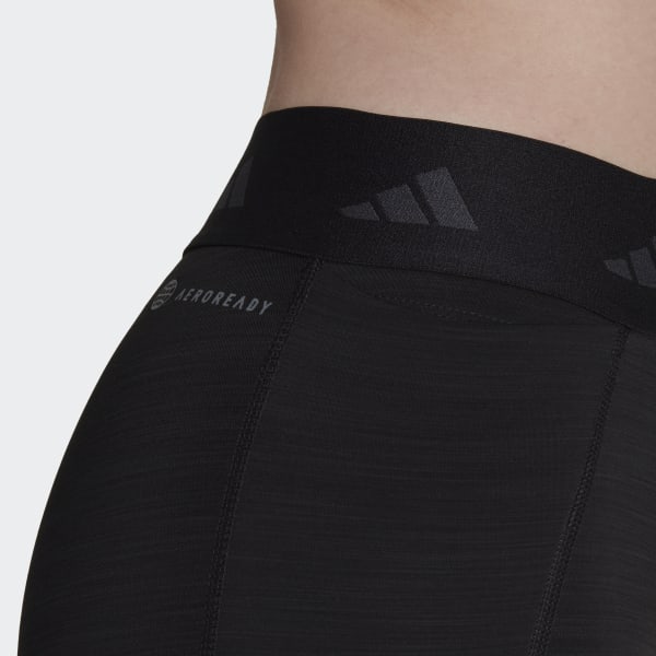 Czerń Techfit Brushed Full Length Leggings EDJ88
