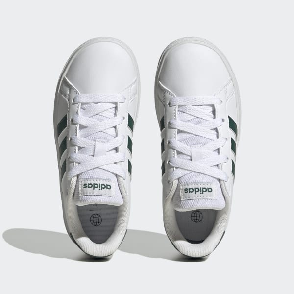Λευκό Grand Court Lifestyle Tennis Lace-Up Shoes