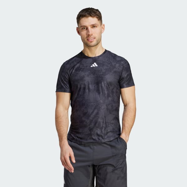 adidas Tennis Paris HEAT.RDY FreeLift T Shirt Grey adidas Ireland