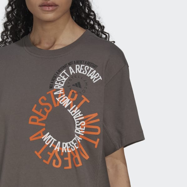 Sort adidas by Stella McCartney kønsneutral T-shirt BWC64