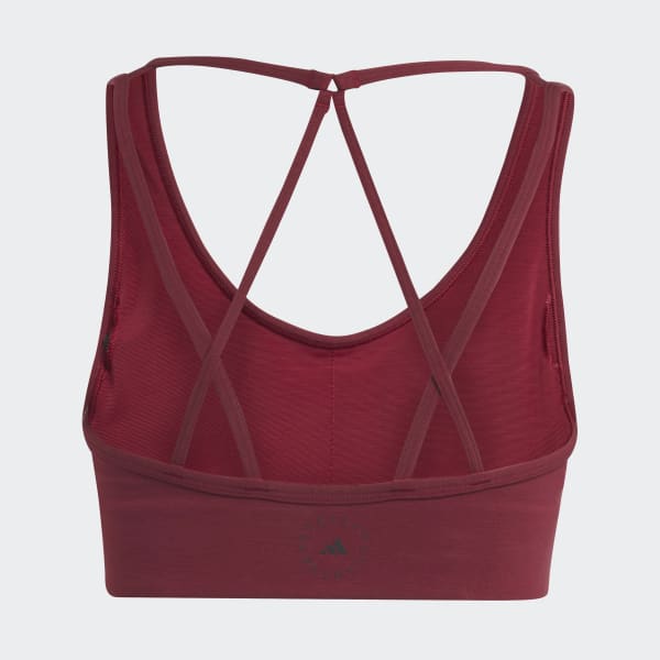 Burgendur adidas by Stella McCartney TrueStrength Medium-Support BH CT507