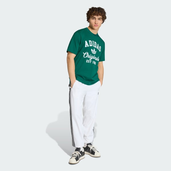 Yesil LOOSE GRAPHIC COLLEGIATE 11 TİŞÖRT
