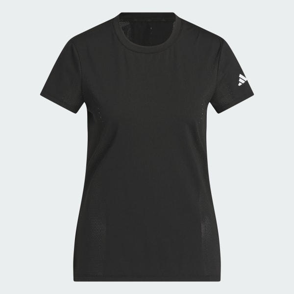 Black Ultimate365 Tour Engineered Short Sleeve Slim Top