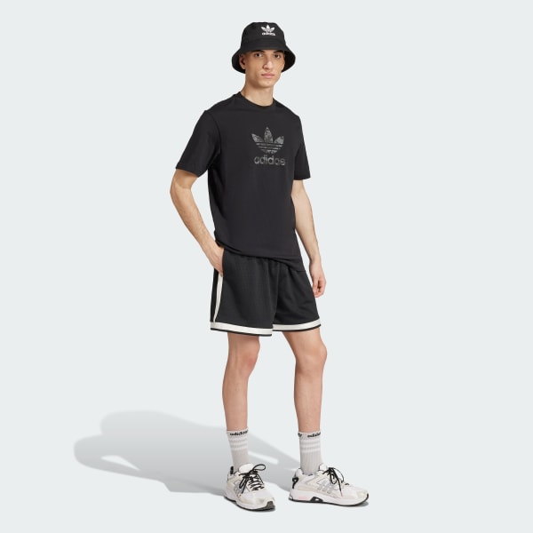 Black Camo Lil Trefoil Tee