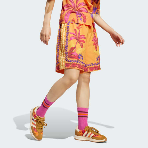 adidas x FARM Premium Short - Orange | adidas Vietnam